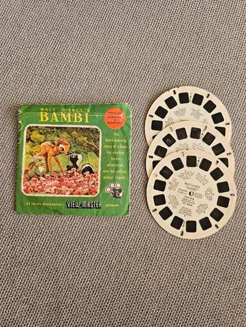 Vintage View-Master set – Walt Disney’s Bambi (1950s) 3 reel beschikbaar voor biedingen