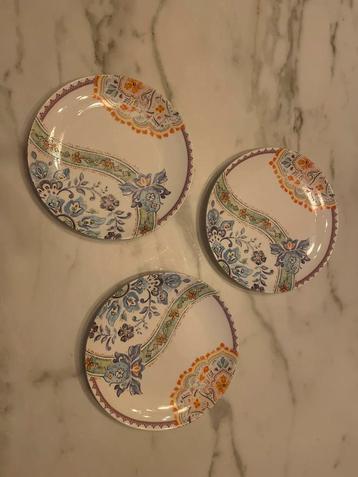 Zara home 3 ontbijt borden beschikbaar voor biedingen
