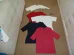6 x effen shirt korte mouw maat S splinternieuw, Ophalen of Verzenden, Nieuw, Maat 36 (S), Korte mouw