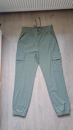 Baggy cargo broek van Nicolette kluijver, Kleding | Dames, Ophalen, Zo goed als nieuw, Groen, Lang