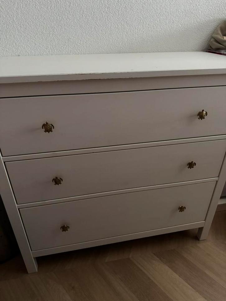 Ladekast Ikea Hemnes wit (opknapper), Huis en Inrichting, Kasten | Ladekasten, Gebruikt, Minder dan 100 cm, 100 tot 150 cm, 25 tot 50 cm