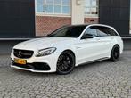 Mercedes-Benz C-Klasse C63 AMG 476pk AMG Speedshift Carbon, Auto's, Automaat, Achterwielaandrijving, Wit, Leder