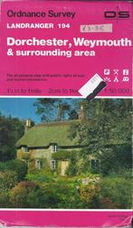 Pl41 plattegrond dorchester - weymouth engeland 1989, Ophalen of Verzenden, Gelezen