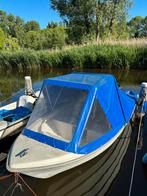 Consoleboot visboot sloep mercury 9.9 4 takt elektrische, Watersport en Boten, Vis- en Consoleboten, Ophalen, Tot 10 pk, Zo goed als nieuw