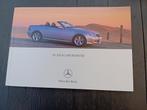 Mercedes De SLK Klasse Roadster 6 / 2001 56 pag., Boeken, Verzenden, Zo goed als nieuw, Mercedes
