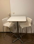 2 IKEA barkrukken Glenn met IKEA statafel, Ophalen, Kunststof, Gebruikt, Met voetsteun