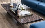 Design Salontafel – Van Beek Collection – Macassar& Glas, Ophalen, 50 tot 100 cm, Minder dan 50 cm, Rechthoekig