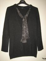 Heerlijk warme trui met zijden sjaaltje MARCCAIN 3 snazzeys, Kleding | Dames, Maat 38/40 (M), Verzenden, Zwart, Nieuw