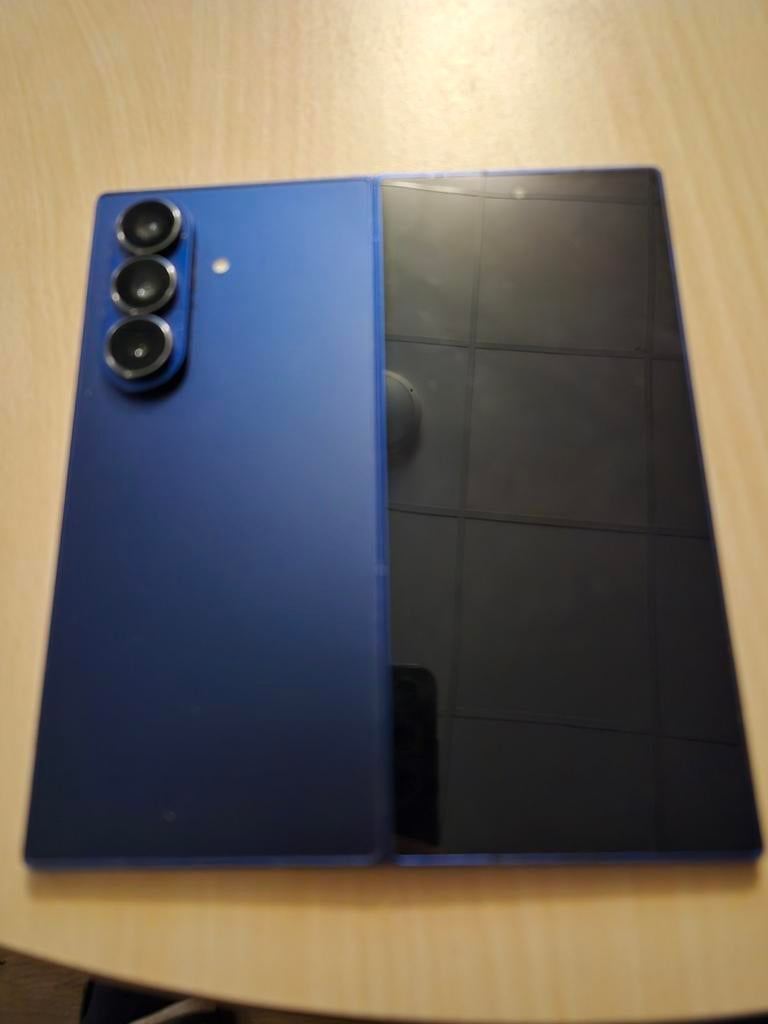 Samsung zfold 7 blauw, Telecommunicatie, Mobiele telefoons | Overige merken, Inklapmodel, Ophalen of Verzenden, Zo goed als nieuw