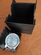Heren Diesel Horloge, Sieraden, Tassen en Uiterlijk, Horloges | Heren, Overige merken, Leer, Staal, Verzenden