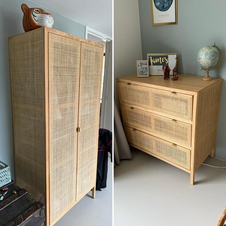 Karwei kast en commode/ladekast Lucie en Luana, Huis en Inrichting, Kasten | Kledingkasten, Zo goed als nieuw, 150 tot 200 cm