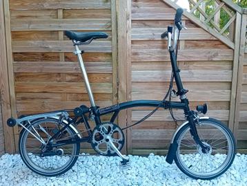 Prachtig & zgan! Brompton vouwfiets met naafdynamo! beschikbaar voor biedingen