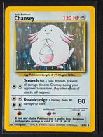 Pokémon Chansey Base Set Unlimited 3/102 - Near Mint (NM), Ophalen of Verzenden, Gebruikt, Losse kaart, Foil
