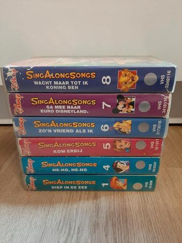 Disney SingAlongSongs VHS videobanden