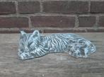 Poes betonnen beeld tuinbeeld beton beeldje, Tuin en Terras, Tuinbeelden, Ophalen of Verzenden, Nieuw