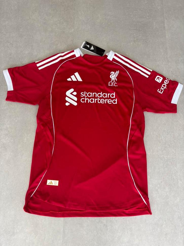 Liverpool thuisshirt 25/26 - maat L, Sport en Fitness, Voetbal, Nieuw, Shirt, Maat L, Ophalen of Verzenden
