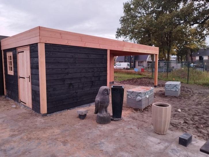 Overkapping met Berging, Tuin en Terras, Overkappingen, Zo goed als nieuw, Veranda, Ophalen of Verzenden