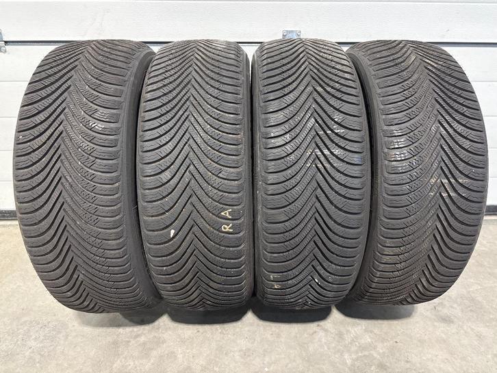 4 x 205/55 19" michelin alpin-5 winterbanden 4 x 5.5/6mm!, Auto-onderdelen, Banden en Velgen, Banden en Velgen, Winterbanden, 19 inch