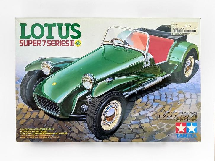 Tamiya Lotus Super 7 series II, Hobby en Vrije tijd, Modelbouw | Auto's en Voertuigen, Zo goed als nieuw, Auto, Groter dan 1:32