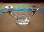 Schitterende kristallen kaarsenhouder van Val Saint Lambert, Antiek en Kunst, Antiek | Glas en Kristal, Ophalen of Verzenden
