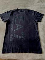 Emporio Armani T-shirt - Zwart - Maat M, Ophalen of Verzenden, Zo goed als nieuw, Maat 48/50 (M), Zwart