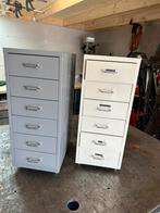Ikea Helmer ladekast metaal op wieltjes, Huis en Inrichting, Kasten | Ladekasten, Minder dan 50 cm, Ophalen of Verzenden, Zo goed als nieuw