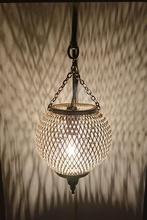 Oosterse wandlamp met kraaltjes, Ophalen of Verzenden, Nieuw, Metaal, Oosters