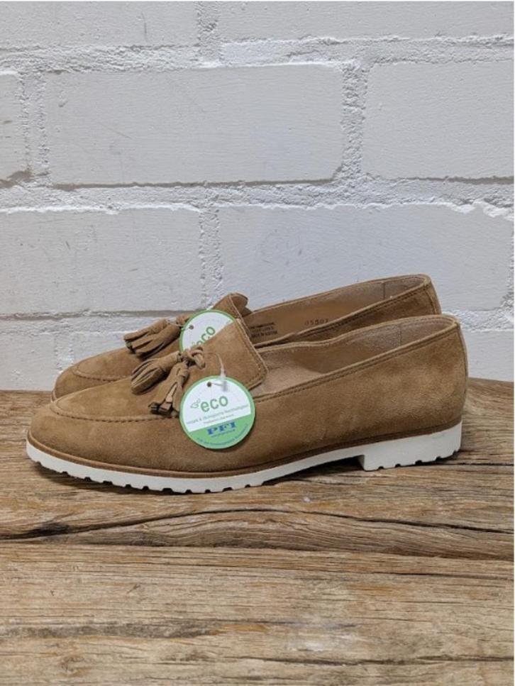 Paul Green - Prachtige leren loafers maat 41- Nieuw €154,95, Kleding | Dames, Schoenen, Nieuw, Espadrilles of Moccasins, Bruin