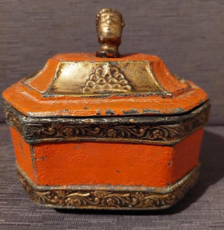 Antieke tabakspot, Antiek en Kunst, Antiek | Tin, Ophalen of Verzenden