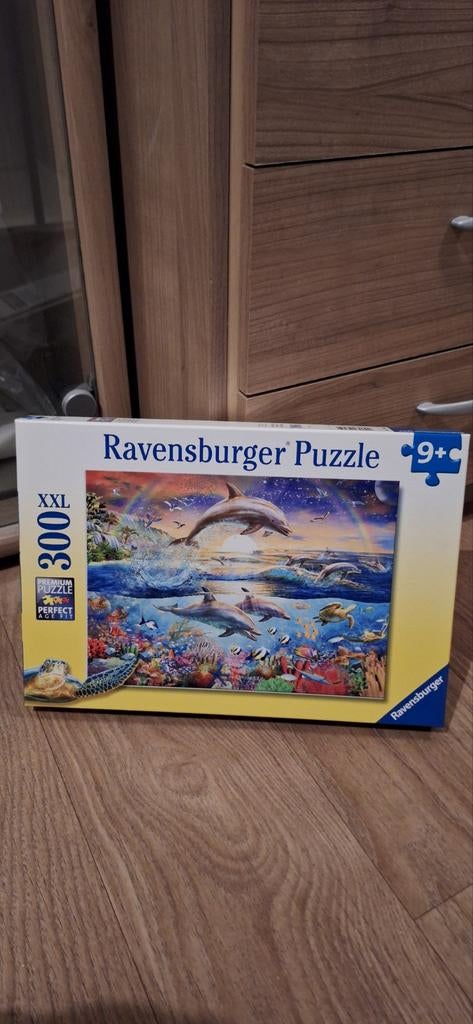 Ravensburger Puzzle XXL 300 Stukjes - Dolfijnen, Ophalen, Minder dan 500 stukjes, Zo goed als nieuw, Legpuzzel