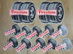 12x autosticker banden Firestone jaren 60 NOS, Ophalen of Verzenden, Nieuw, Auto's