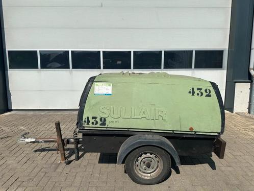 Kubota V2203 Sullair K65 Mobiele Diesel Compressor 3.7 m3 /, Zakelijke goederen, Machines en Bouw | Pompen en Compressoren, Ophalen of Verzenden