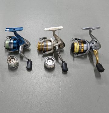 3 mooie Shimano molentjes 1000 Nexave, Exage en Sedona zgan  beschikbaar voor biedingen