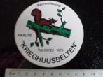 sticker recreatieoord krieghuusbelten raalte eekhoorn logo, Verzamelen, Stickers, Bedrijf of Vereniging, Zo goed als nieuw, Verzenden