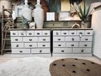Apothekerskast ladekast commode linnenkast meidenkast, Ophalen, 50 tot 75 cm, 200 cm of meer