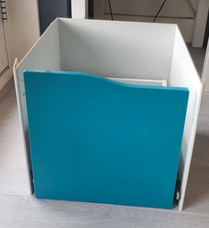 2 grote turquoise lades voor Ikea Kallax, Huis en Inrichting, Kasten | Kledingkasten, Zo goed als nieuw, Minder dan 100 cm, Minder dan 50 cm