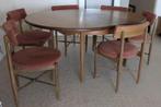 IZGS G plan G-plan 6 stoelen stoel tafel  vintage jaren 60, Huis en Inrichting, Ophalen, Gebruikt, Nvt, Nvt