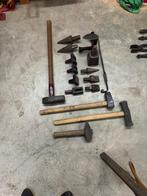 Smeedhamers tangen en hulpstukken voor in aambeeld, Ophalen, Gebruikt