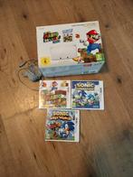 Nintendo 3ds wit met 3 games, Spelcomputers en Games, Spelcomputers | Nintendo 2DS en 3DS, Wit, Ophalen of Verzenden, 3DS, Gebruikt