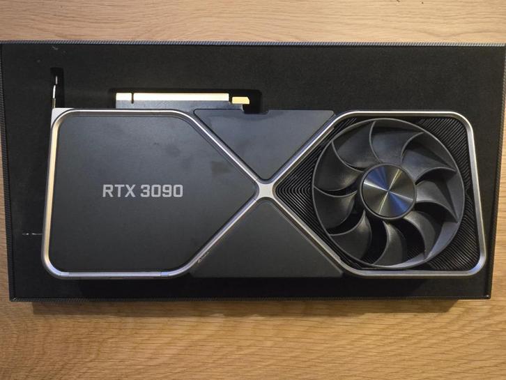 GeForce RTX 3090 Founders Edition, Computers en Software, Videokaarten, Gebruikt, Nvidia, PCI-Express 4.0, GDDR6, HDMI, DisplayPort