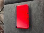 Rode Nintendo 3DS XL + beschermhoes + spelletjes, Spelcomputers en Games, 3DS XL, Ophalen of Verzenden, Rood, Gebruikt