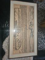Kopergravure Den Haag antiek met originele lijst, Ophalen of Verzenden