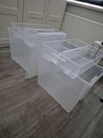 Samla opbergbak 2 stuks met inzetbak en deksels, Ophalen of Verzenden, Zo goed als nieuw, 40 tot 60 cm, 50 cm of meer