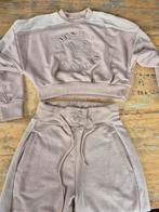 Josh V Society Set - Cropped Trui & Joggingbroek, Beige, Ophalen of Verzenden, Zo goed als nieuw, Maat 34 (XS) of kleiner