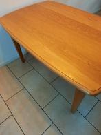 Massief Eiken Tafel - 140x90 cm - Demontabel, Huis en Inrichting, Tafels | Eettafels, 100 tot 150 cm, Eikenhout, Vier personen