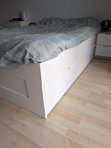 Ikea 2-persoons bed Brimnes