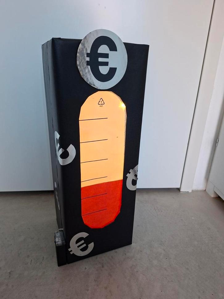 Sinterklaas surprise geld thermometer / spaarpot/-meter, Diversen, Sinterklaas, Nieuw, Ophalen of Verzenden