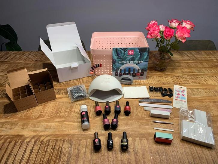 Pink Gellac Premium Starter Set + Extra's, Sieraden, Tassen en Uiterlijk, Uiterlijk | Cosmetica en Make-up, Zo goed als nieuw