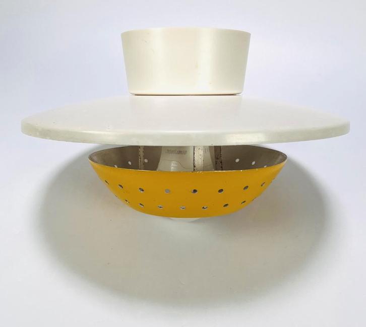 961. Plafondlamp, Dijkstra, ca. 1970, Huis en Inrichting, Lampen | Plafondlampen, Metaal, Ophalen of Verzenden