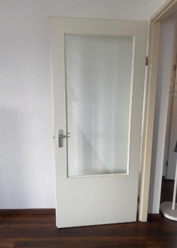 Opdek deuren eventueel inclusief metalen kozijnen (9 stuks), Doe-het-zelf en Verbouw, Deuren en Horren, Gebruikt, Binnendeur, 200 tot 215 cm